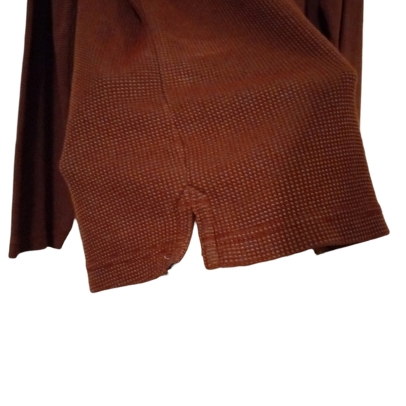 Weatherproof VintageThermal Reddish Brown Henley Style Long Sleeved Shirt XXL - Picture 5 of 10